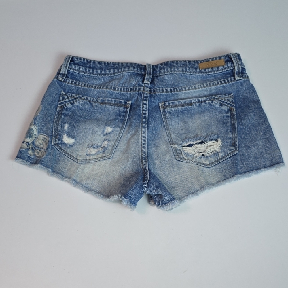 Buckle Black - Women's Embroidered Denim Shorts 100% Cotton - Picture 2 of 12
